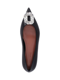 Amina Muaddi Flat Shoes