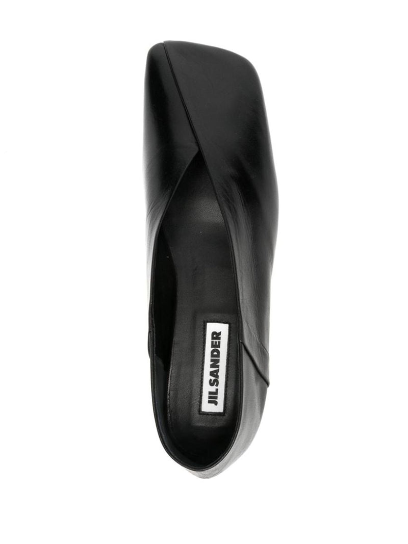 Jil Sander Leather Ballet Flats