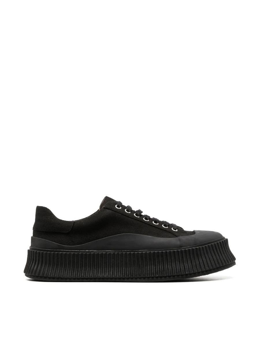 Jil Sander Low Laced Sneakers With Vulcanized Rubber Sole Shoes
