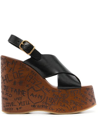 Chloé Maxime Wedge Sandals Shoes