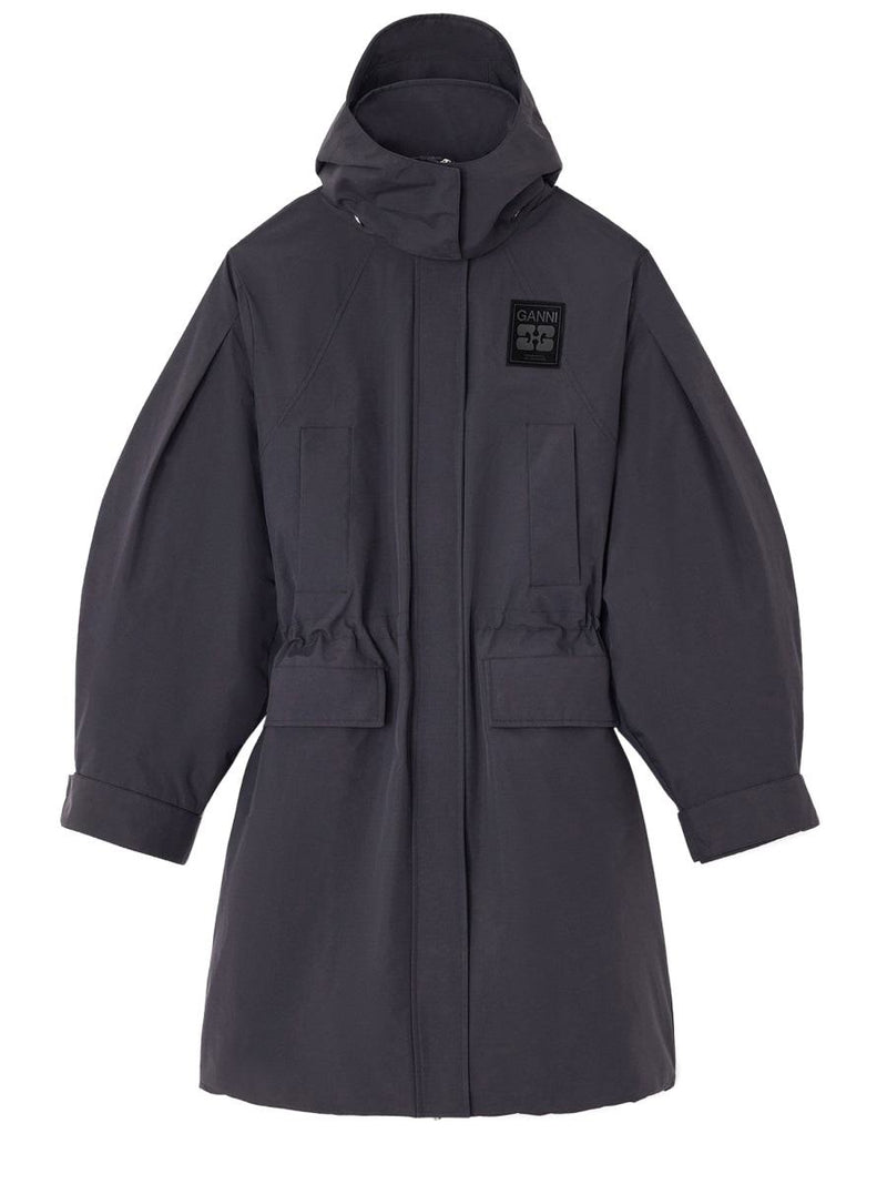 Ganni Parka With Logo