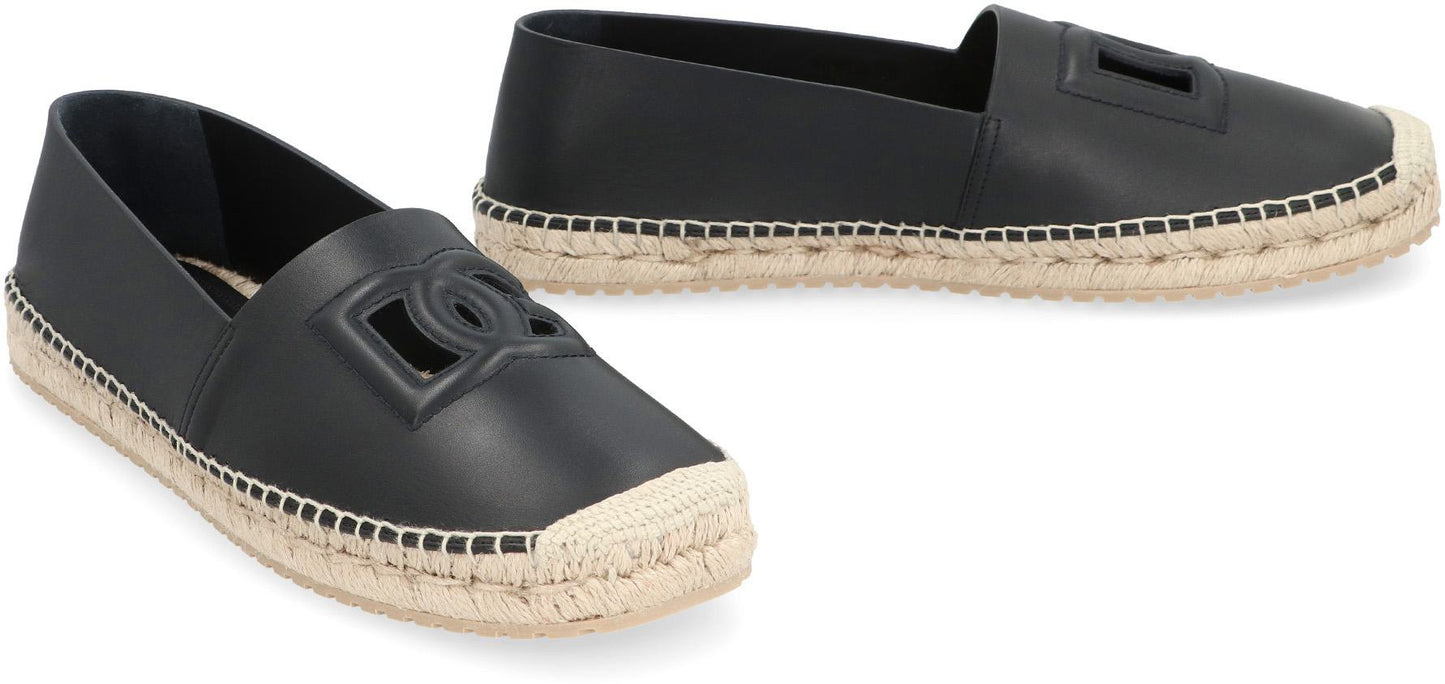 Dolce & Gabbana Leather Espadrilles