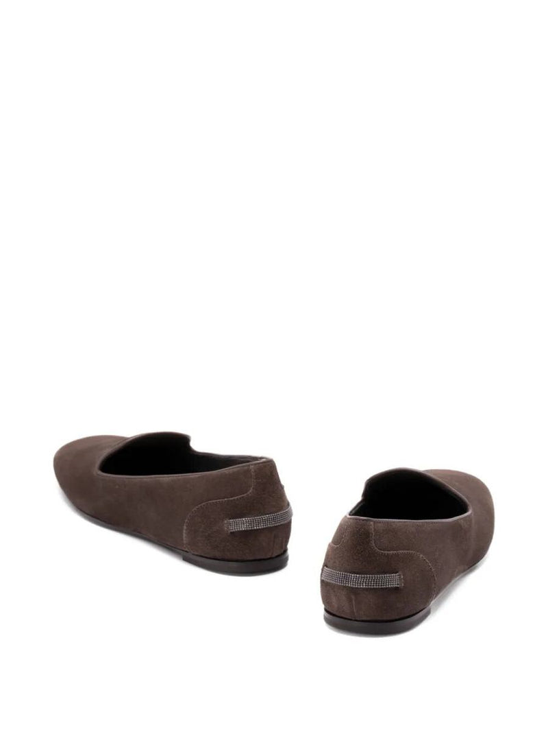 Brunello Cucinelli Suede Loafers Shoes