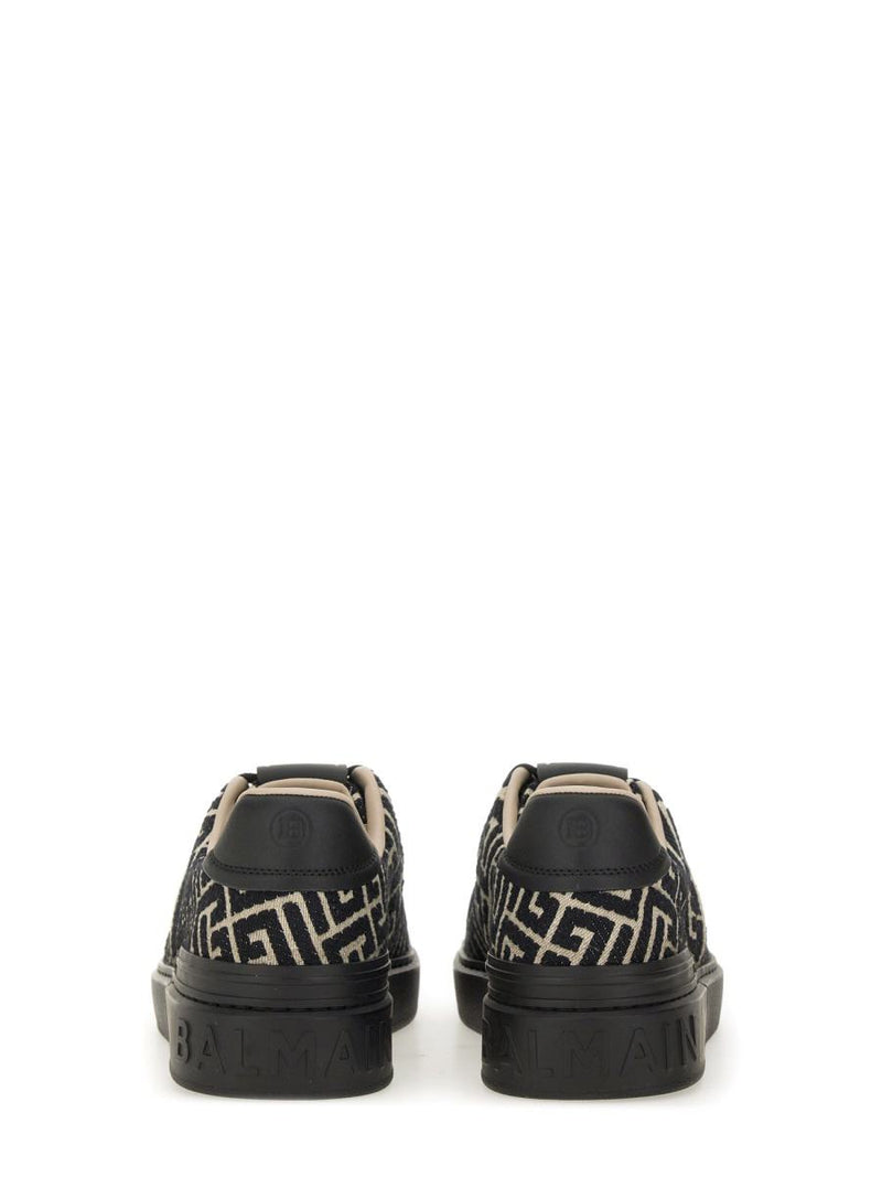 Balmain Jacquard "B-Court" Sneakers