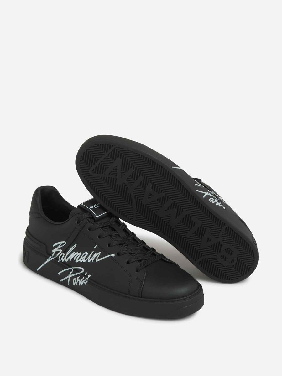 Balmain B-Court Leather Sneakers