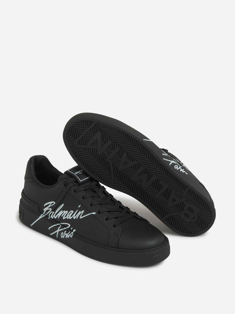 Balmain B-Court Leather Sneakers