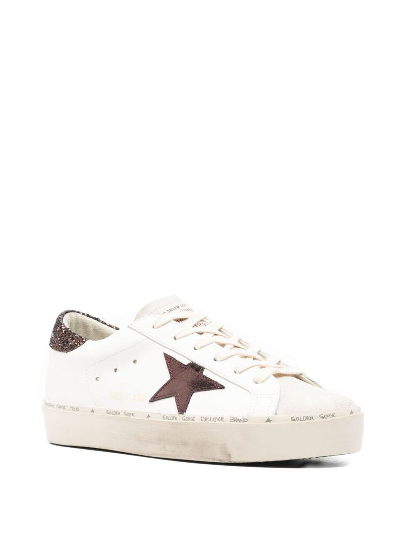 Golden Goose Hi Star Leather Sneakers