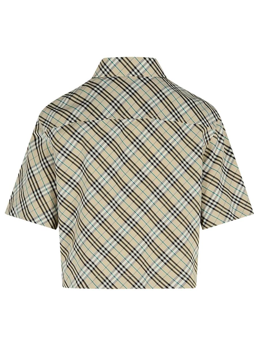 Burberry Cream Cotton Shirt
