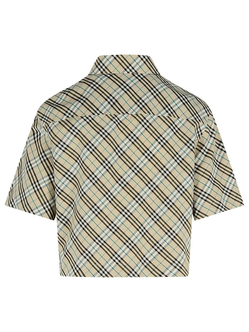 Burberry Cream Cotton Shirt