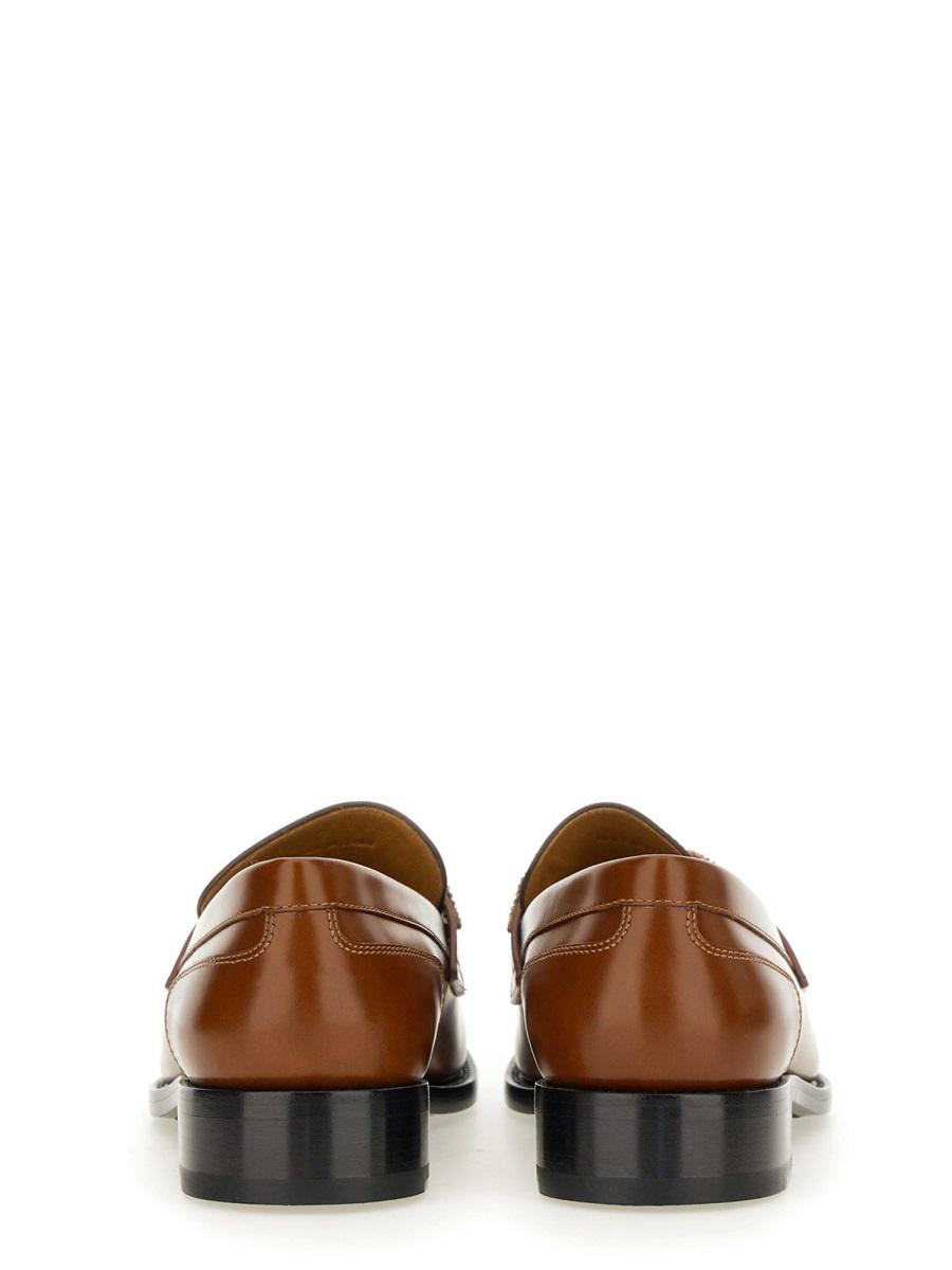 René Caovilla Leather Loafer