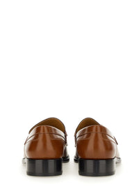 René Caovilla Leather Loafer