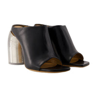 Off-White Silver Spring Mules