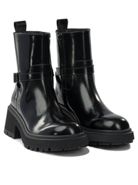 Jimmy Choo "Conny Flat" Ankle Boots