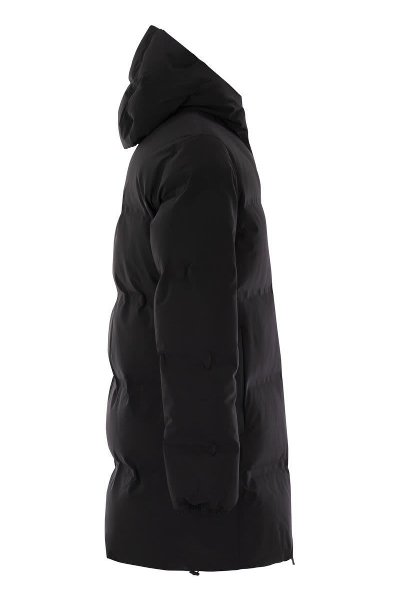 Herno New Impact Long Down Jacket With Hood