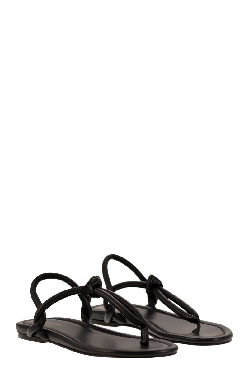 Fabiana Filippi Leather Flip-Flops