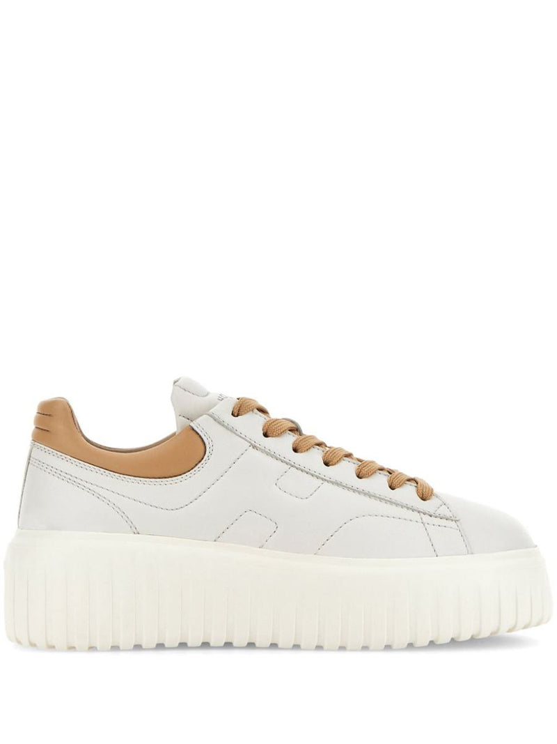 Hogan H-Stripes Leather Sneakers