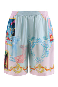 Versace Printed Silk Shorts