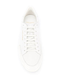 Saint Laurent Court Classic Sl/10 Leather Sneakers