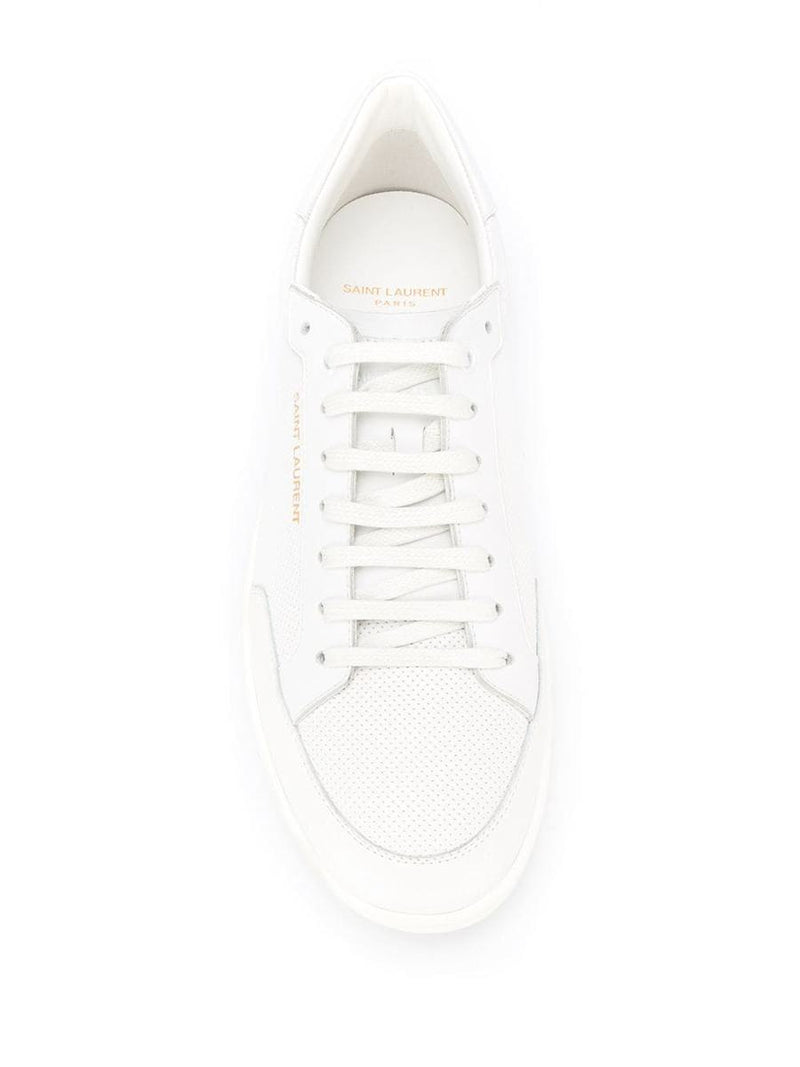 Saint Laurent Court Classic Sl/10 Leather Sneakers