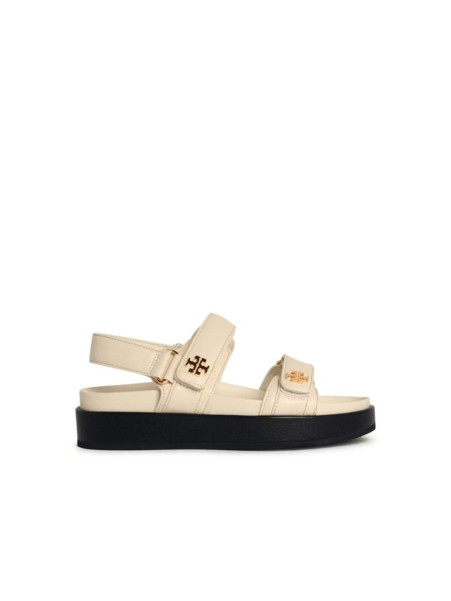 Tory Burch 'Kira Sport' Ivory Leather Sandals