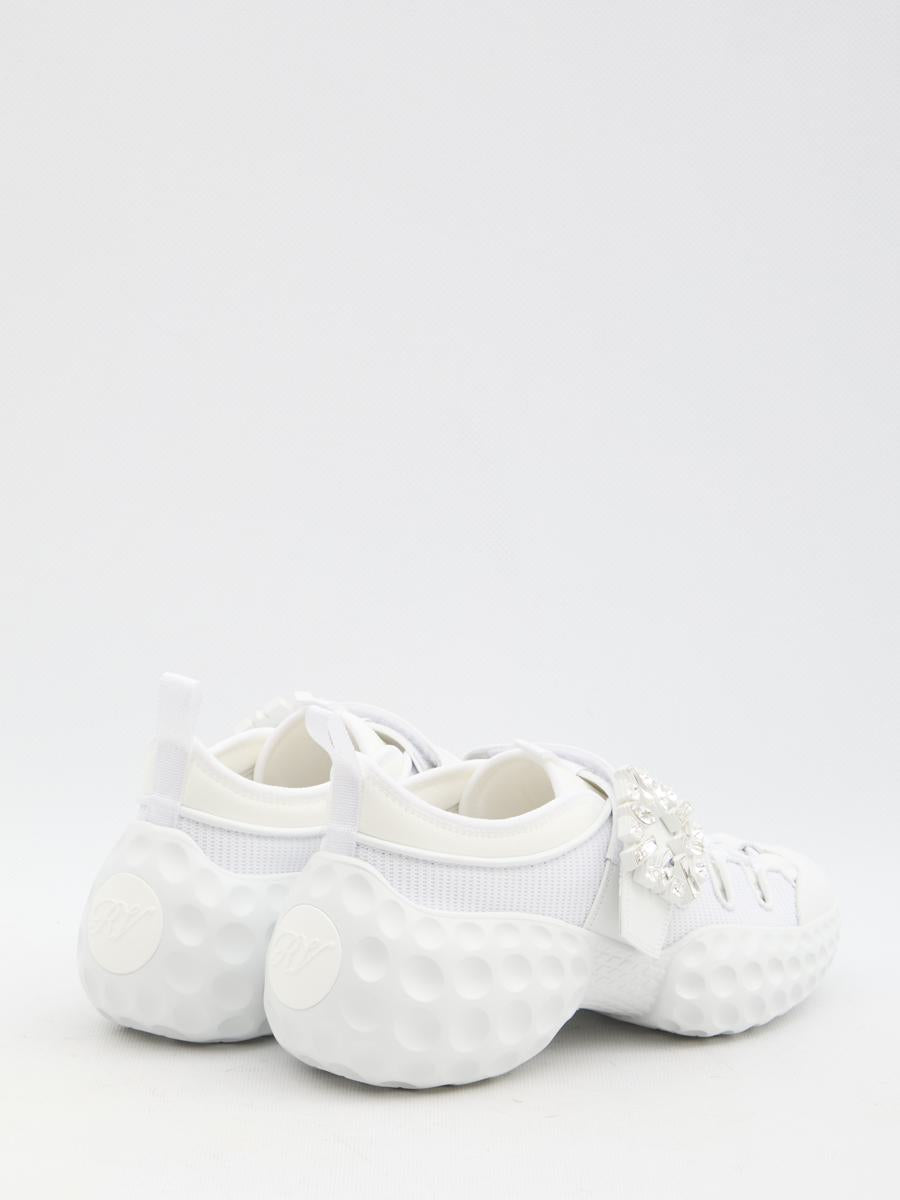 Sneakers With Crystal-Embellished Buckle