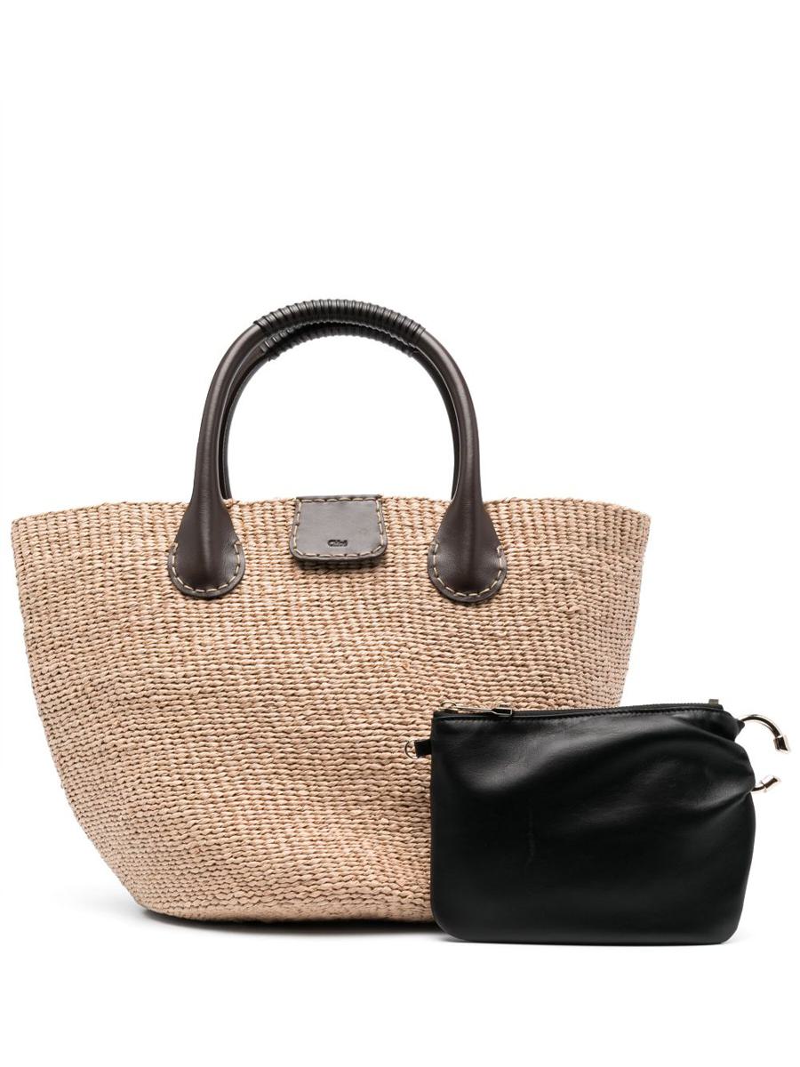 Chloé X Eres Palma Raffia Shopping Bag