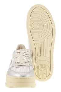 Autry Medalist Platform - Leather Trainers