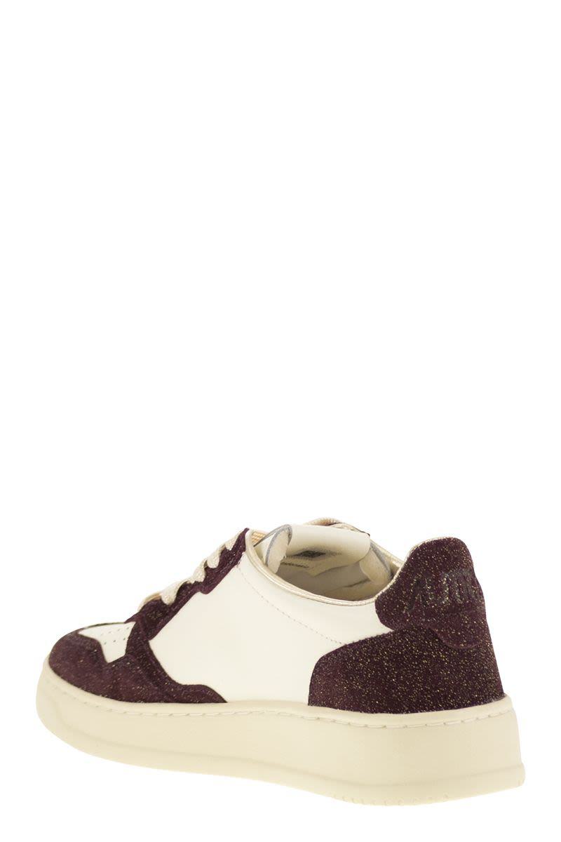 Autry Medalist Low - Sneakers With Two-Tone Glitter
