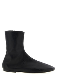 Dries Van Noten Leather Ankle Boots