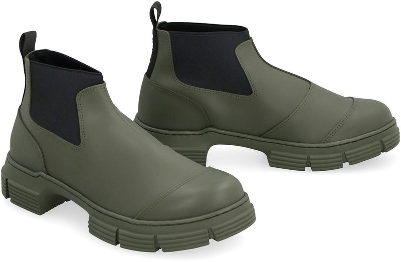 Ganni Crop City Rubber Boots