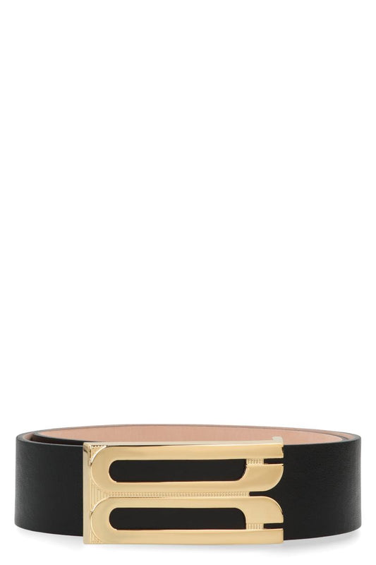 Victoria Beckham Jumbo Frame Belt In Leather