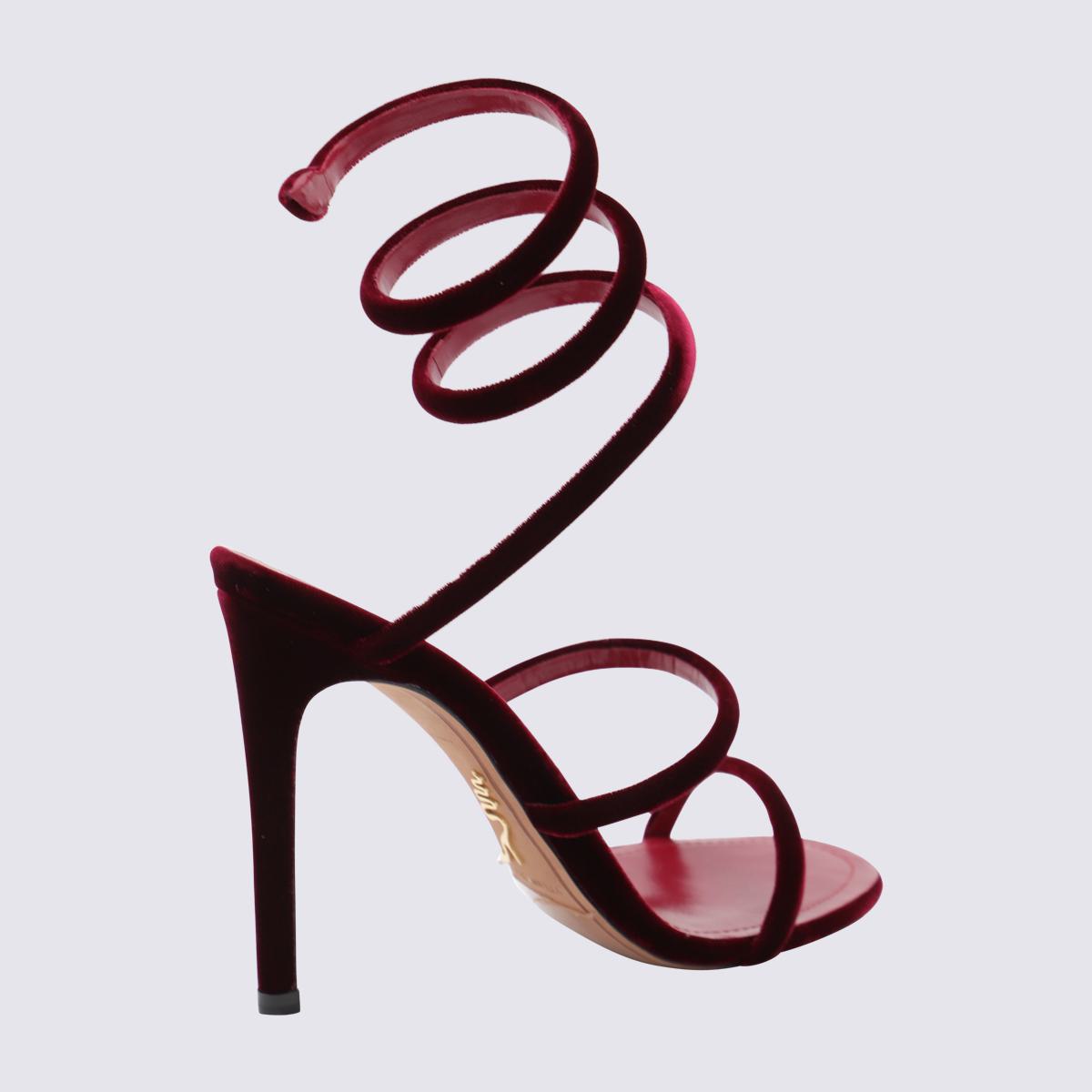 René Caovilla Red Sandals