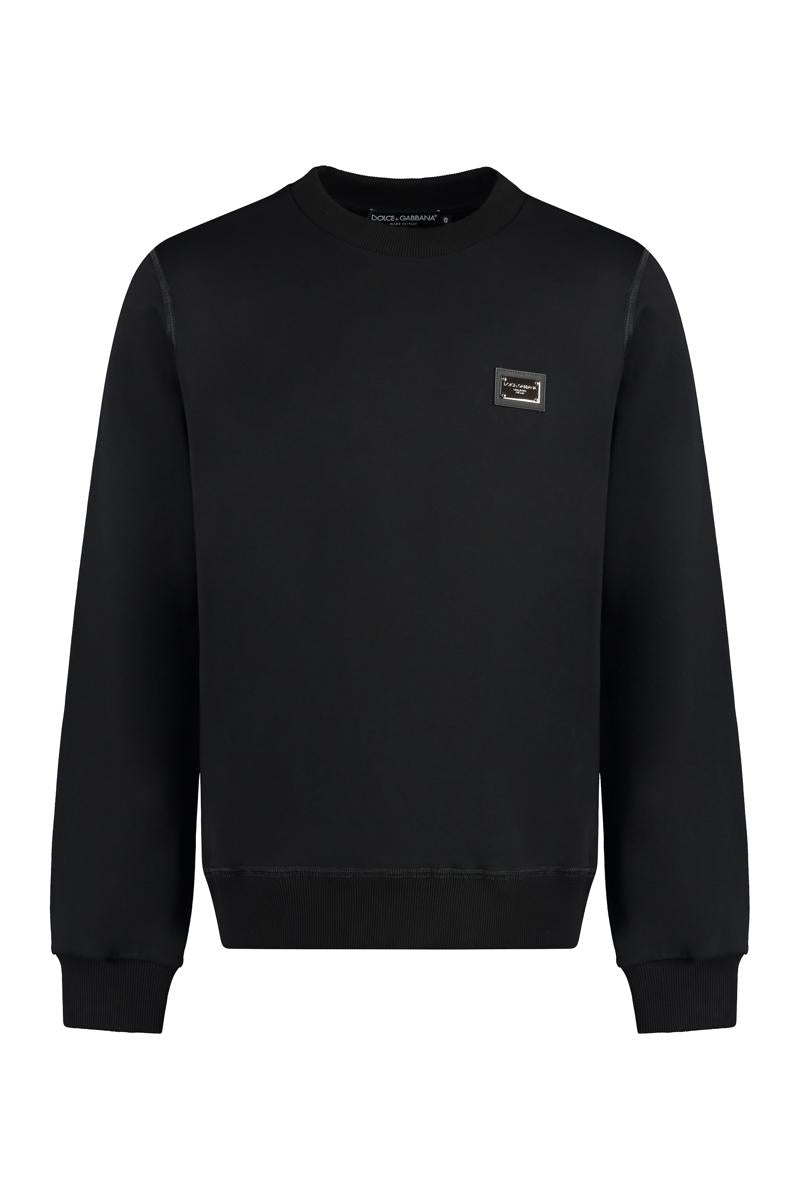 Dolce & Gabbana Cotton Crew-Neck Sweatshirt