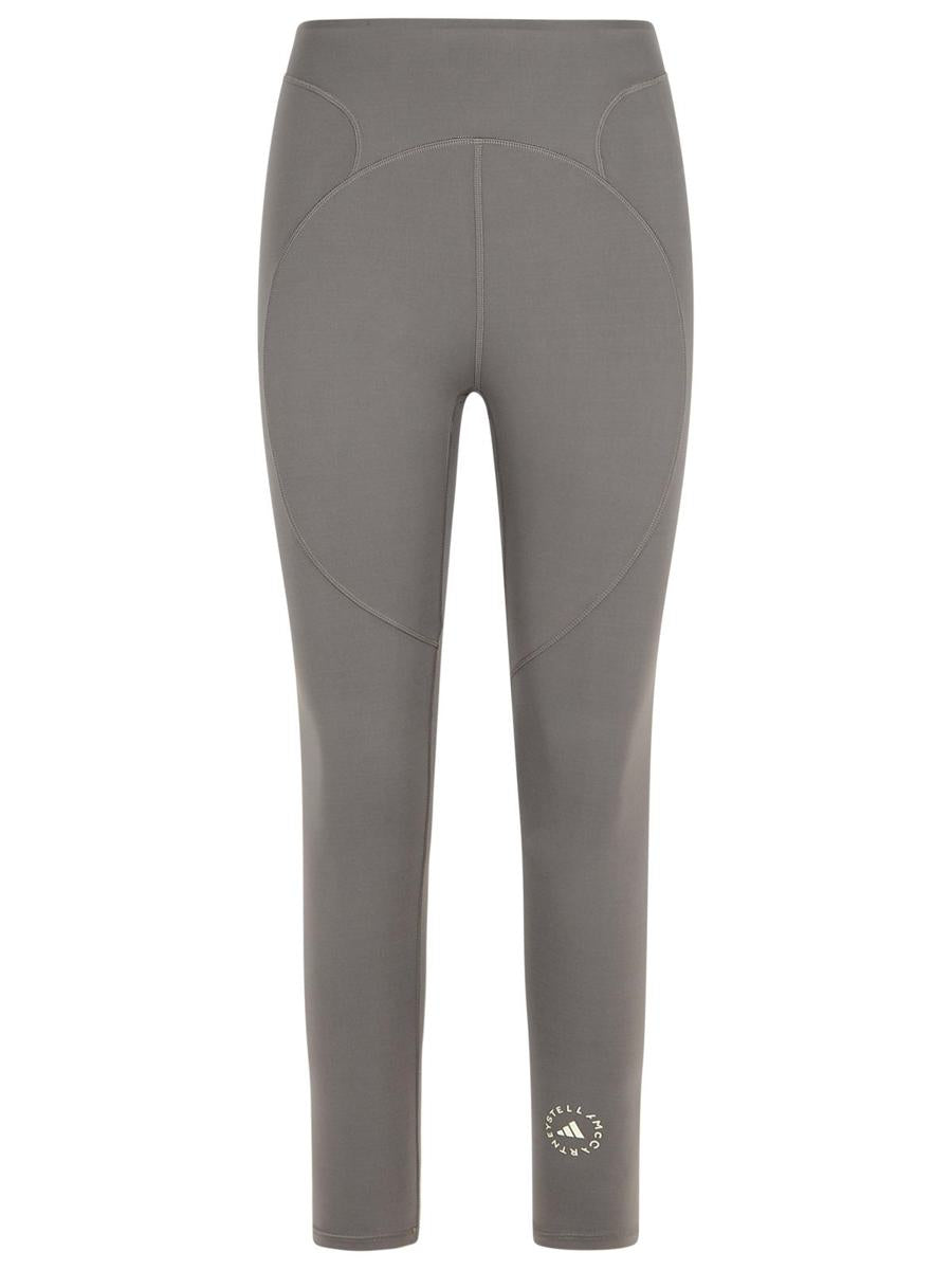 Adidas By Stella McCartney '7/8' Grey Polyamide Blend Leggings