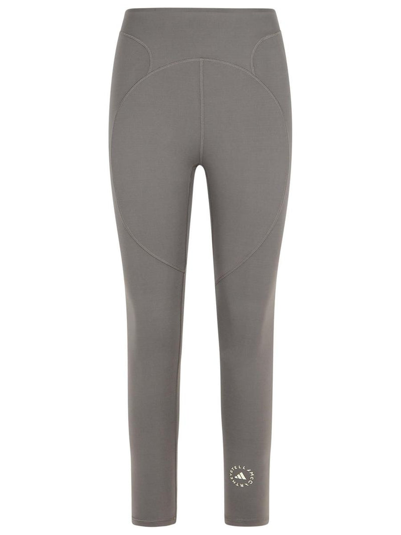 Adidas By Stella McCartney '7/8' Grey Polyamide Blend Leggings