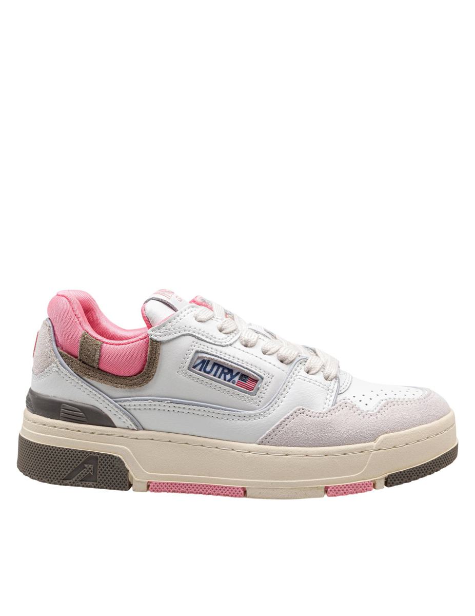 Autry Suede, Nubuck, Mesh And Leather Sneakers