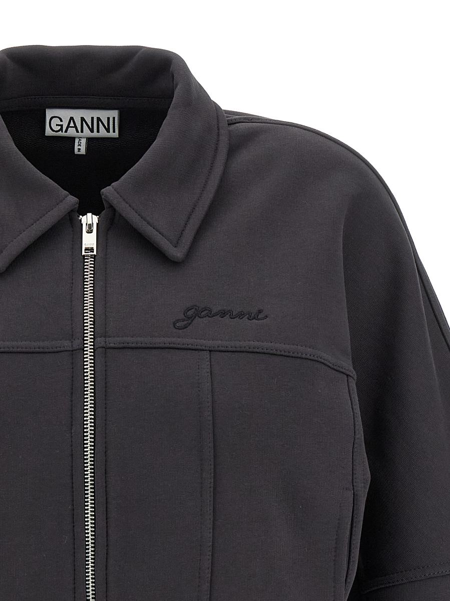 Ganni 'Heavy Terry Jersey' Bomber Jacket