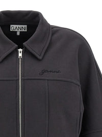 Ganni 'Heavy Terry Jersey' Bomber Jacket