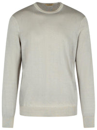 Gran Sasso Grey Cashmere Wool Sweater