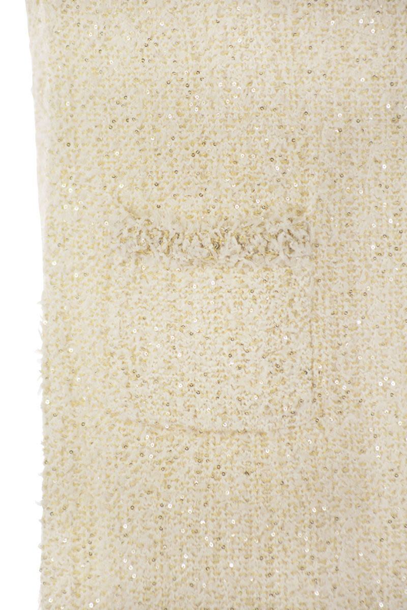 Fabiana Filippi Mini Dress In Tweed-Effect Yarn