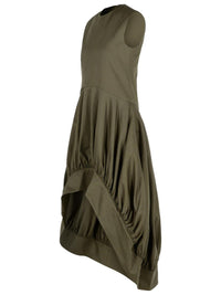 JW Anderson 'Baloon' Green Cotton Dress