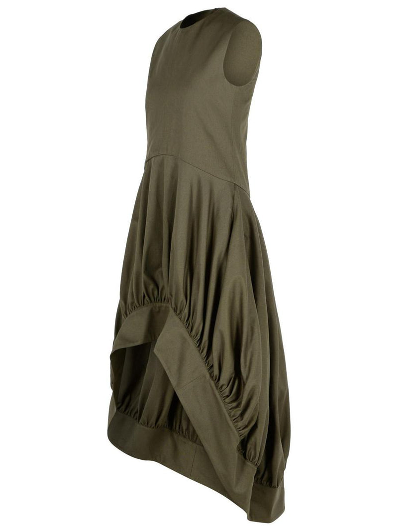 JW Anderson 'Baloon' Green Cotton Dress