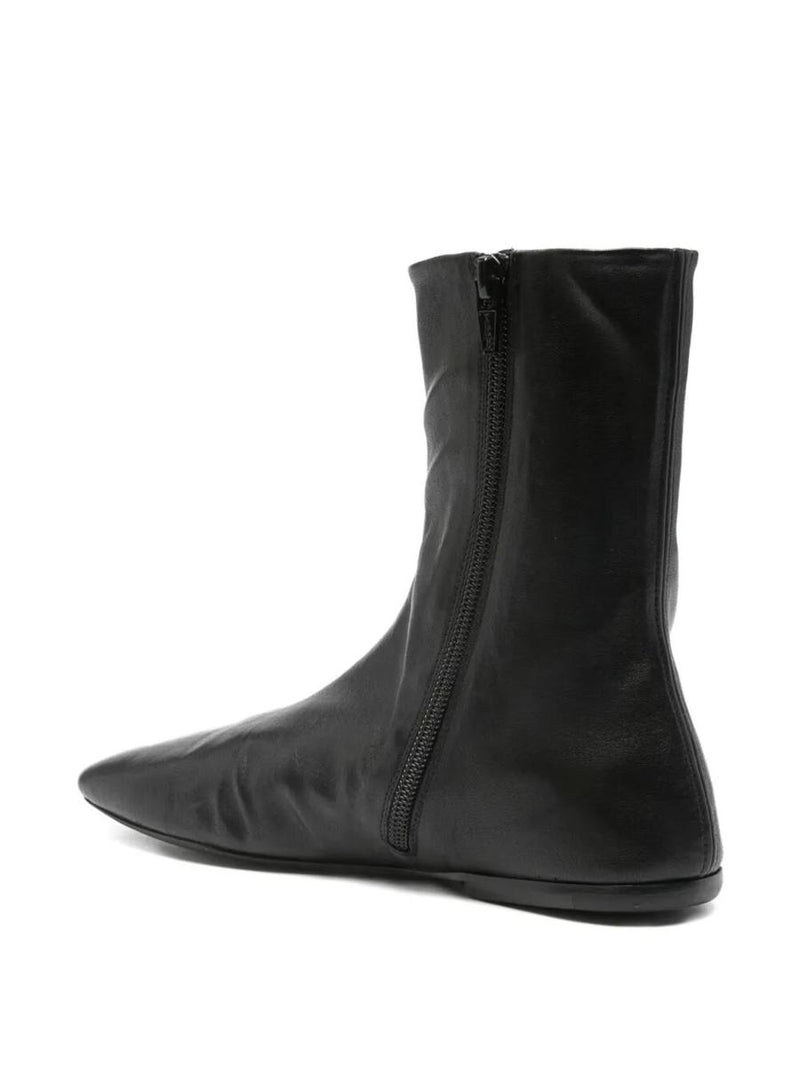 Dries Van Noten Leather Sock Booties Shoes