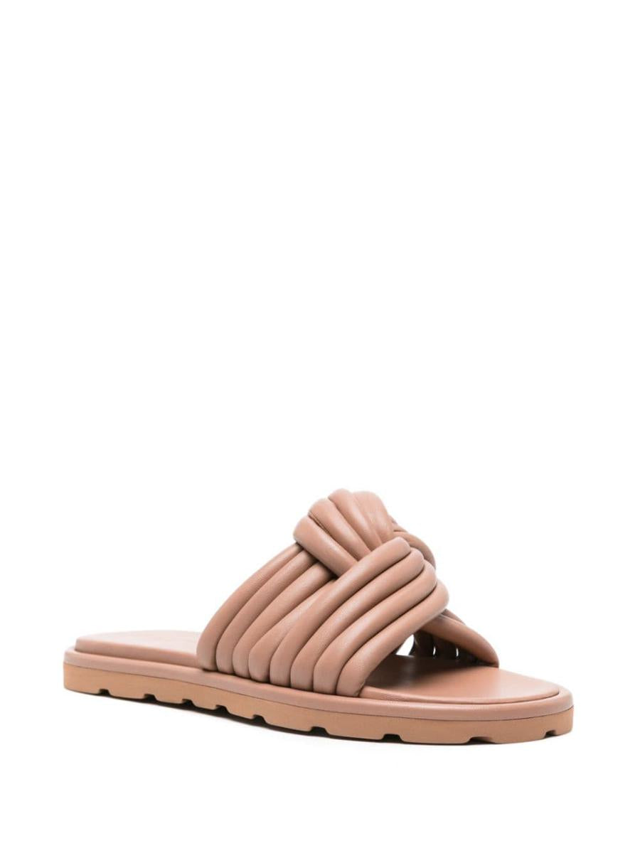 Gianvito Rossi Leather Flat Sandals