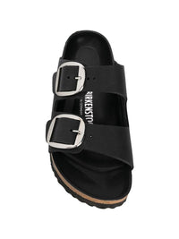 Birkenstock Black 'Arizona' Slide With Double Strap
