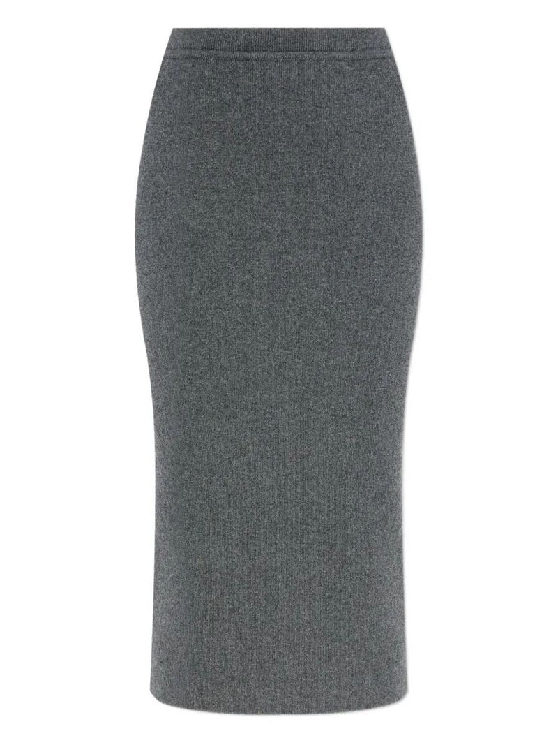 Tom Ford Ribbed Cashmere Midi Pencil Skirt Clothing