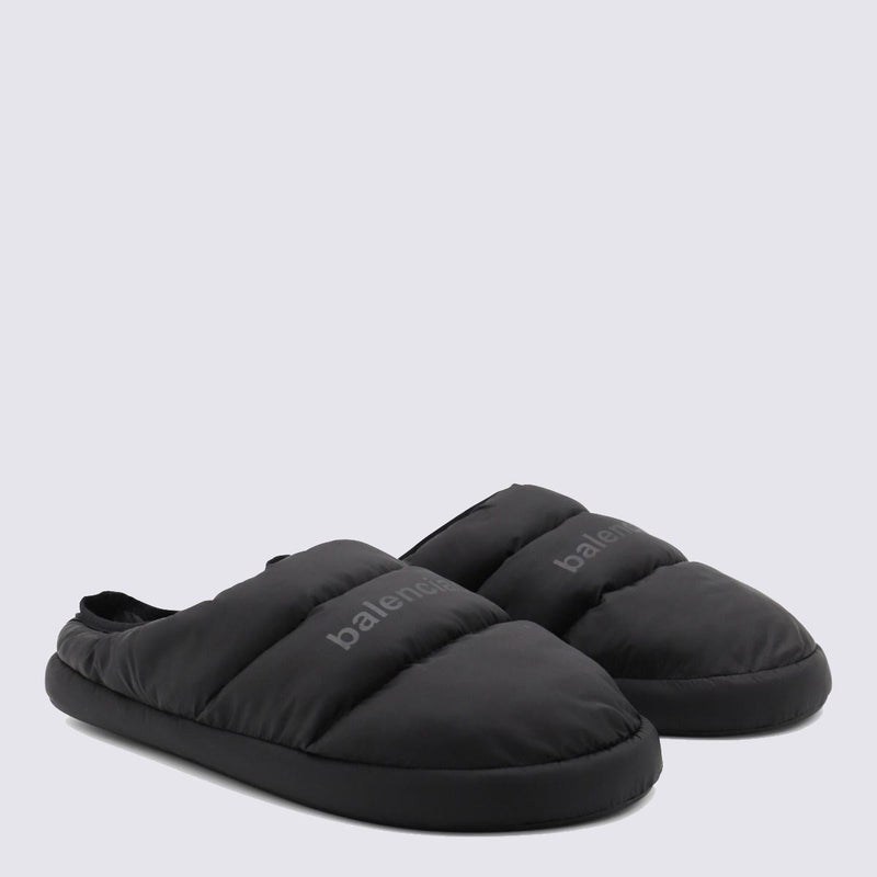 Balenciaga Black Nylon Sandals