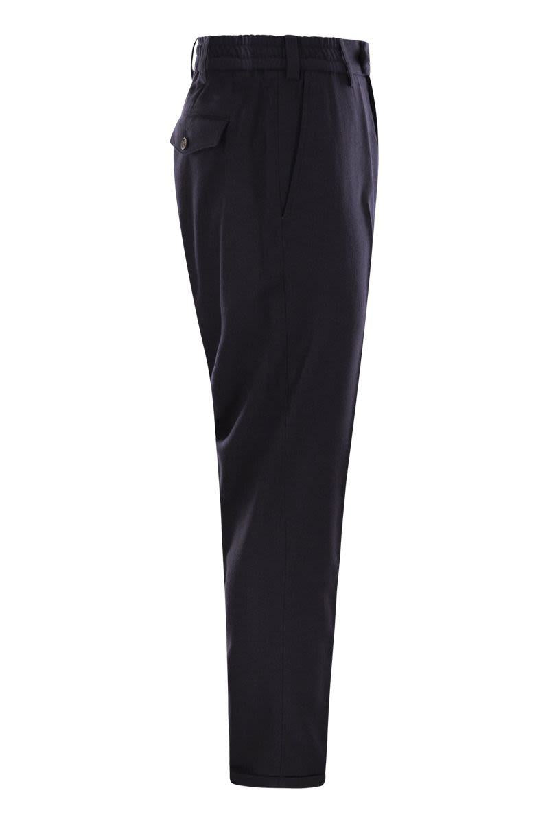 Pt Torino The Rebel - Wool And Cashmere Trousers