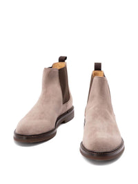 Brunello Cucinelli "Beatles" Suede Ankle Boots Shoes