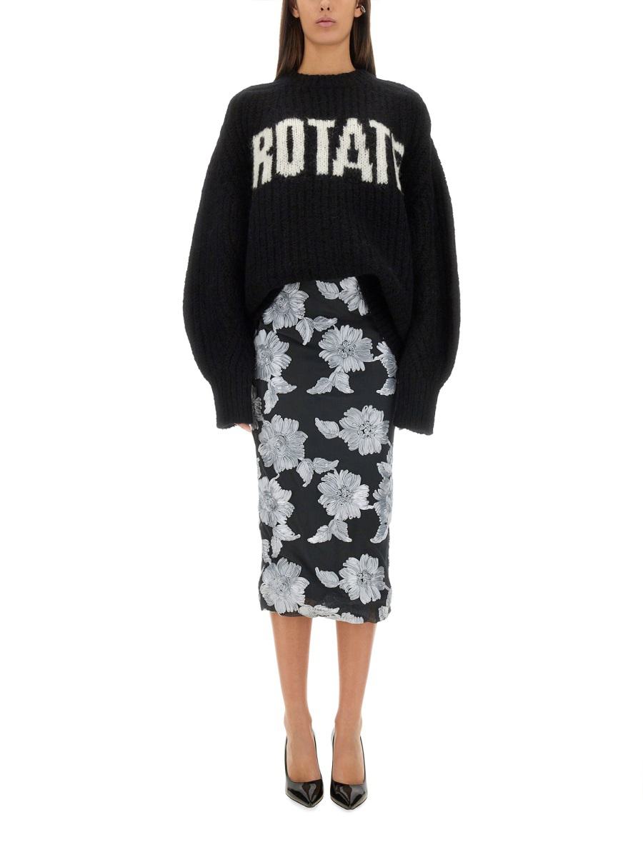 Rotate Birger Christensen Floral Pencil Skirt